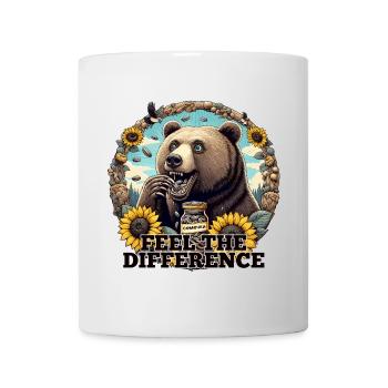 Bear Sunflower Seeds Sunflower Seeds Gift - Mug - white - Front