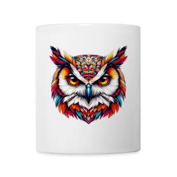 Eule - Tasse - Weiß - Vorne
