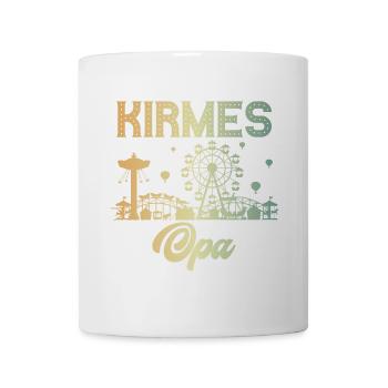 Kirmes Opa Jahrmarkt Rummel Volksfest - Tasse - Weiß - Vorne
