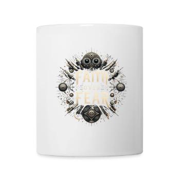 La foi avant la peur Steampunk - Mug blanc - blanc - Devant