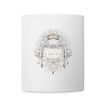 Faith over Fear – Gothic Crown - Mug - white - Front