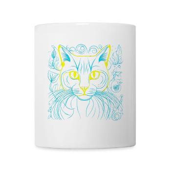 Ukraine Domestic Cat Cat Cats Pets Meow - Mug - white - Front