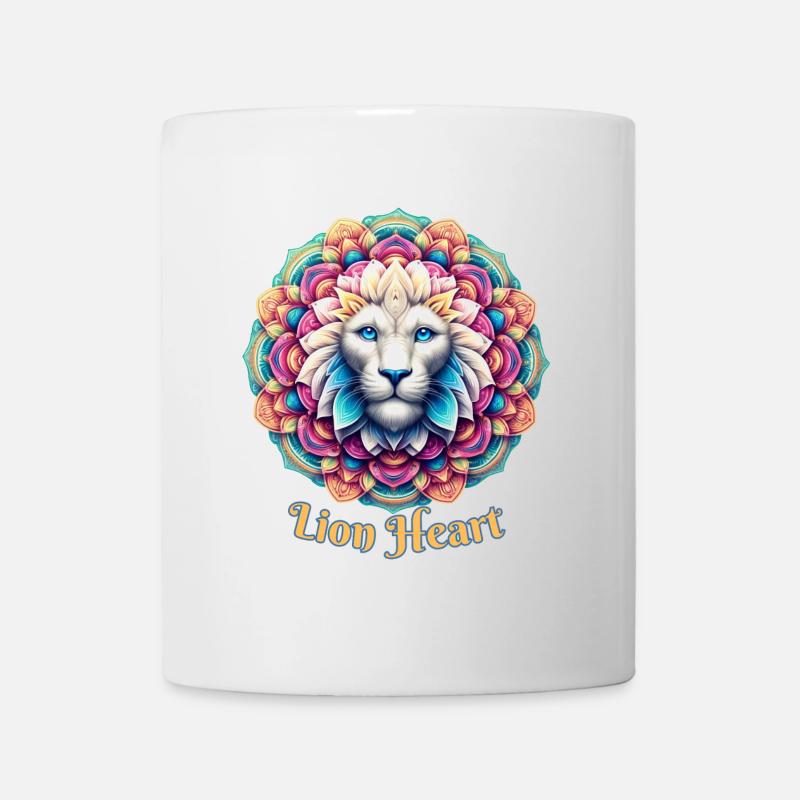 Lion Mandala - Mug - white