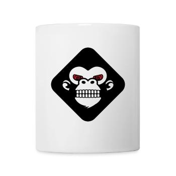 Gorilla-Zahn-Logo - Tasse - Weiß - Vorne