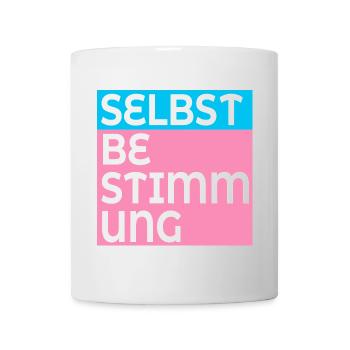 TRANS SELBSTBESTIMMUNG - Tasse - Weiß - Vorne