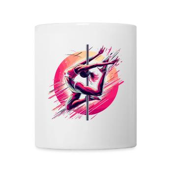 Pole Dance Dynamique Rose Cadeau - Mug blanc - blanc - Devant