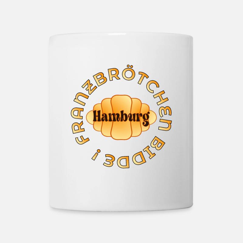 HAMBURG FRANZBRÖTCHEN BACKWAREN GEBÄCK - Tasse - Weiß