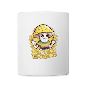 Vegan Vegetarian Mushroom - Mug - white - Front