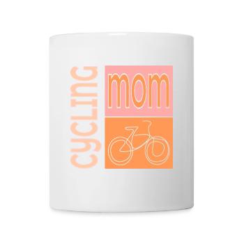 FAHRRAD-MAMA FAHRRAD-KUNST - Tasse - Weiß - Vorne