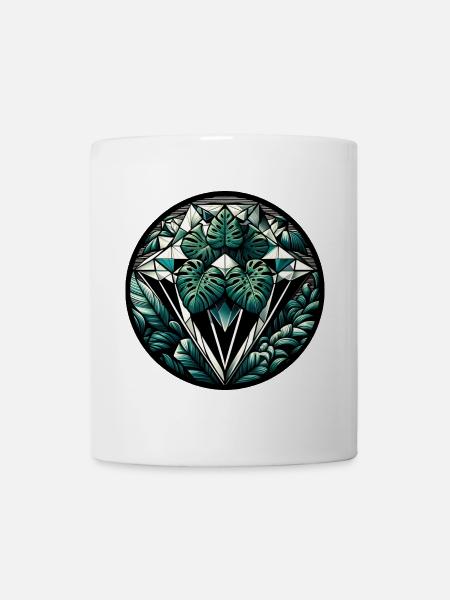Diamant des Dschungels - Tasse - Weiß