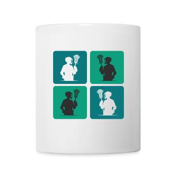 Design de crosse - Mug blanc - blanc - Devant