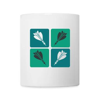 Dart Design - Tasse - Weiß - Vorne