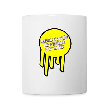 Manchmal fühle ich mich dumm - Tasse - Weiß - Vorne