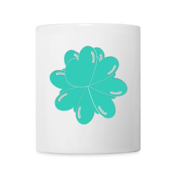 3D Green Heart - Mug - white - Front
