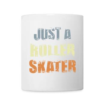 Lustiger Rollschuhläufer - Tasse - Weiß - Vorne