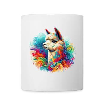 Alpaka - Tasse - Weiß - Vorne