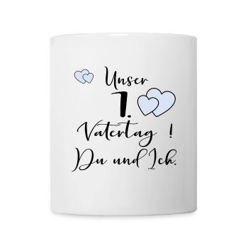 ERSTER VATERTAG SÄUGLING BABY - Tasse - Weiß - Vorne