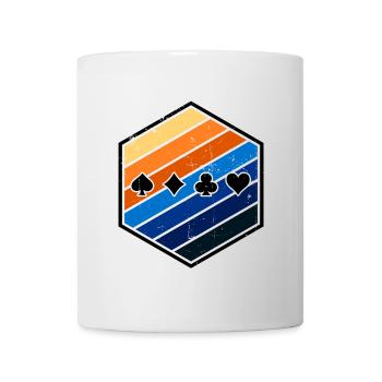 Poker Jeu de cartes Casino Poker Jeux d’argent - Mug blanc - blanc - Devant