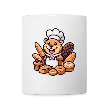 Baker Beaver: The Pastry Pro - Mug - white - Front