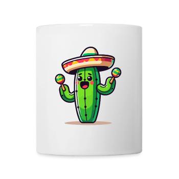 Fiesta-Kaktus: Der Saguaro-Shaker - Tasse - Weiß - Vorne