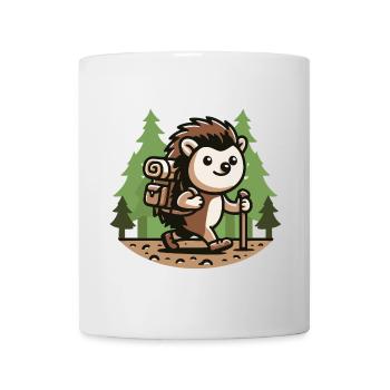 Trail Trekker: The Hiking Hedgehog - Mug - white - Front