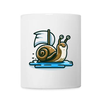 Segelschnecke: Der nautische Navigator - Tasse - Weiß - Vorne