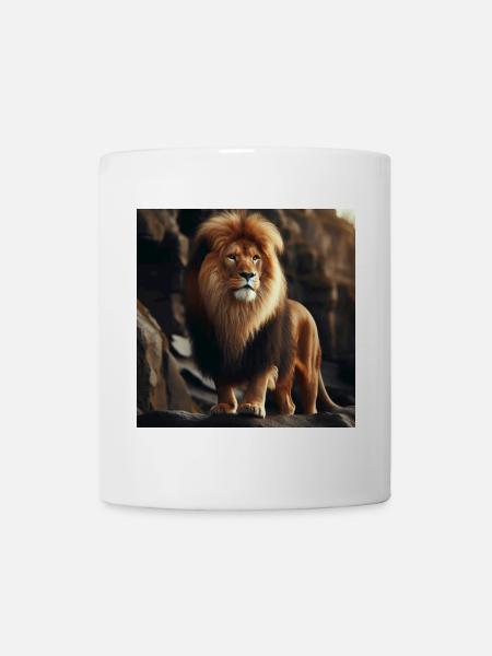 Lion - Mug blanc - blanc