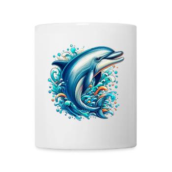 Delfin - Tasse - Weiß - Vorne