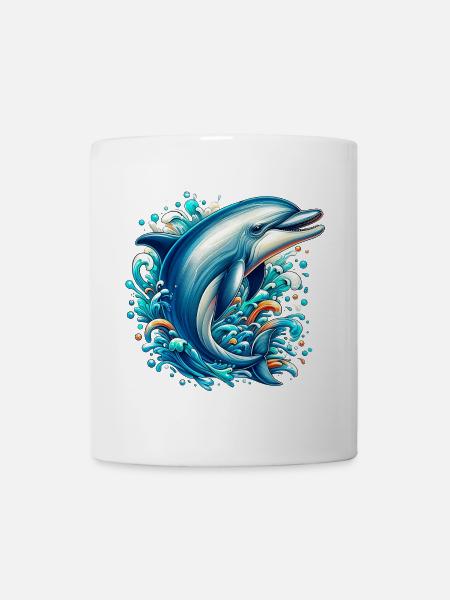 Dolphin - Mug - white