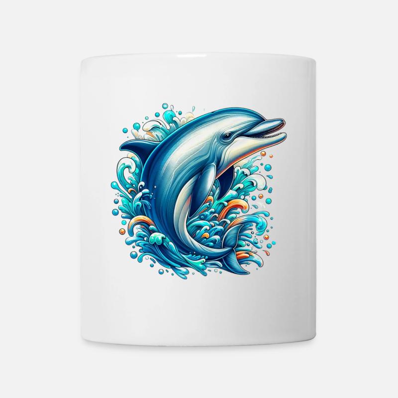 Dolphin - Mug - white