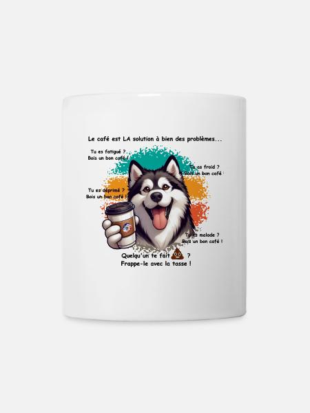 Café - Mug blanc - blanc