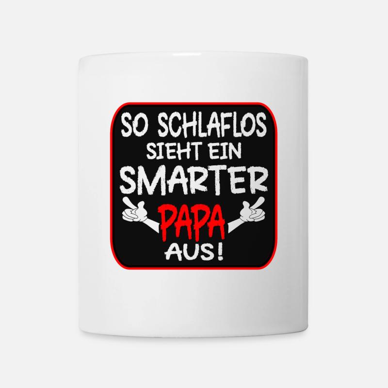 SCHLAFLOSER PAPA VATERTAG - Tasse - Weiß