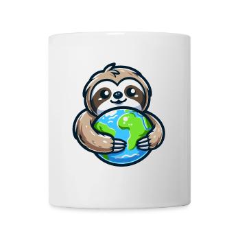 Umarme das Erdfaultier - Tasse - Weiß - Vorne