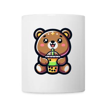 Boba Bear Bliss - Adorable Tea Hug - Mug - white - Front