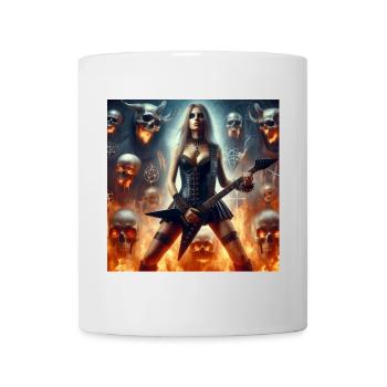 L’enfer dominé par le heavy metal - Mug blanc - blanc - Devant