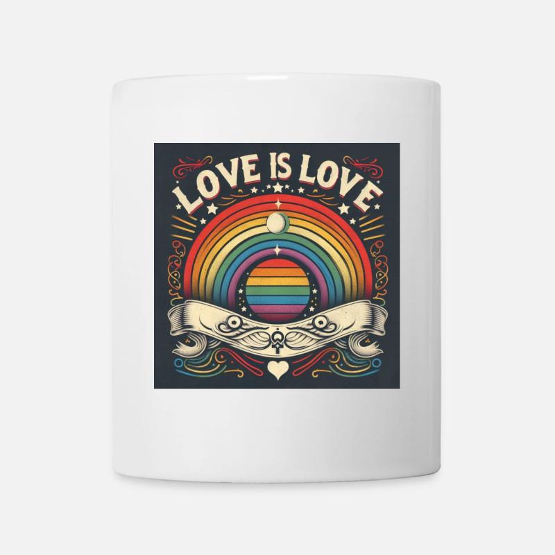 LIEBE ist LIEBE - Tasse - Weiß