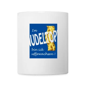 NUDELTOPP - Tasse - Weiß - Vorne