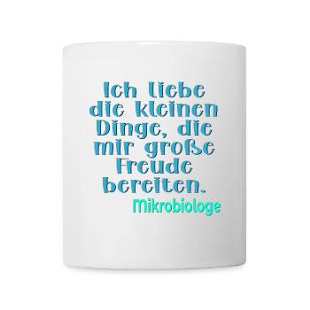 Beruf Mikrobiologe BIOLOGIE - Tasse - Weiß - Vorne
