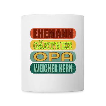 VATERTAG OPA GÄRTNER - Tasse - Weiß - Vorne
