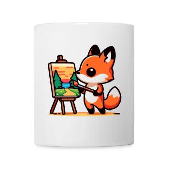 Fox Palette: The Forest Painter - Mug - white - Front