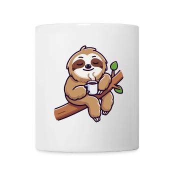 Sloth Sipper: The Leisurely Lounger - Mug - white - Front