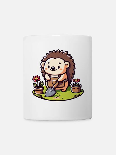 Hedgehog Gardener: The Blossom Buddy - Mug - white