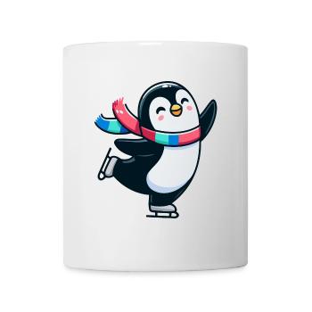 Winter Waltz Penguin: The Icy Dancer - Mug - white - Front