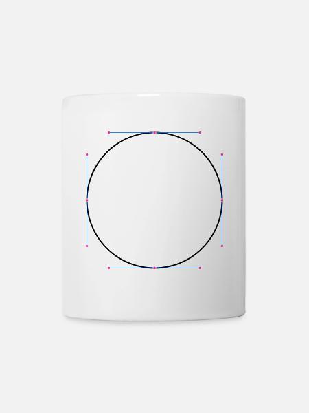 Kreisvector - Tasse - Weiß