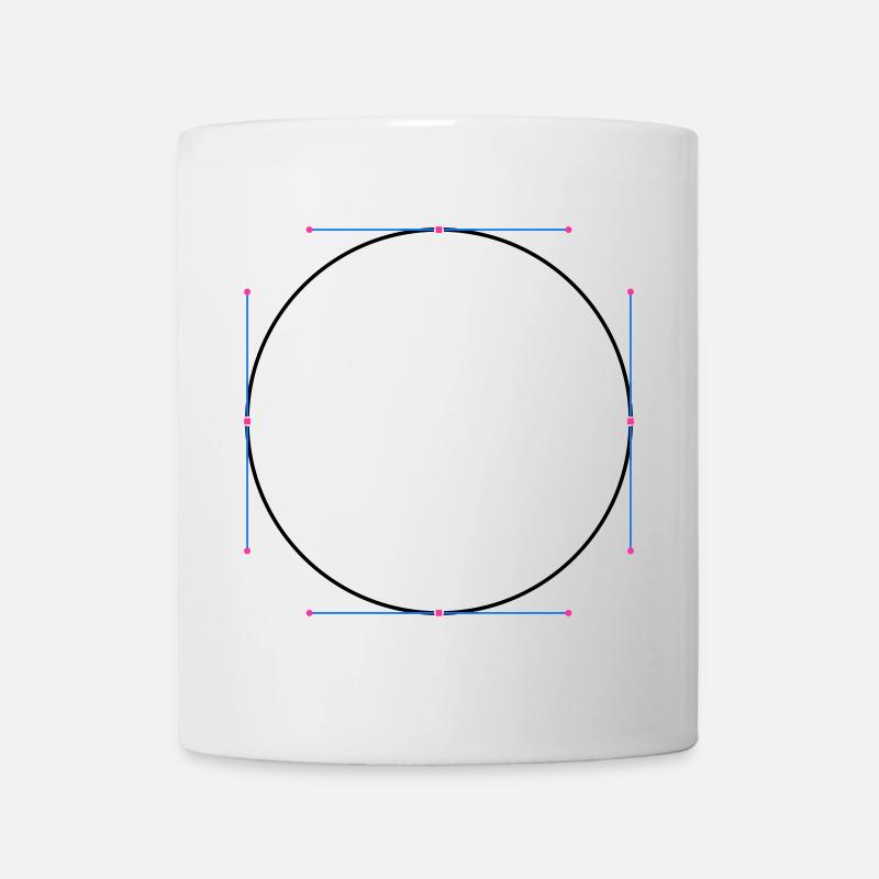 Kreisvector - Tasse - Weiß