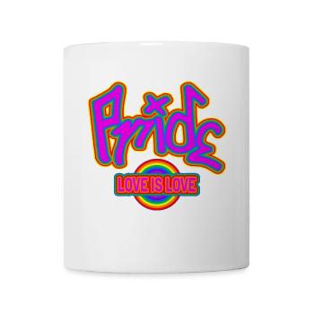 love is Love liebe pride gleichberechtigung - Tasse - Weiß - Vorne