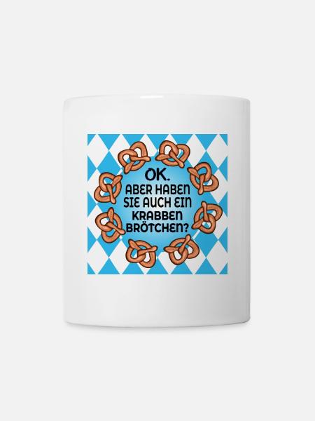 KRABBENBRÖTCHEN BAYERN - Tasse - Weiß