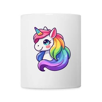 Radiant Rainbow Unicorn: The Mythical Mare - Mug - white - Front