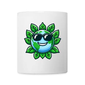 Cool Planet : la Terre respectueuse de l’environnement - Mug blanc - blanc - Devant