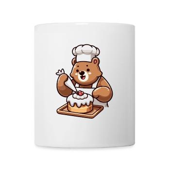 Baker Bear: The Cake Charmer - Mug - white - Front